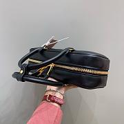 MIUMIU | Arcadie Leather Handle Bag In Black Size 27x9x12 cm - 3