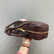MIUMIU | Arcadie Leather Handle Bag In Burgundy Size 27x9x12 cm - 5