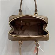 MIUMIU | Arcadie Leather Handle Bag In Green Size 27x9x12 cm - 3