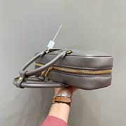 MIUMIU | Arcadie Leather Handle Bag In Gray Size 27x9x12 cm - 3