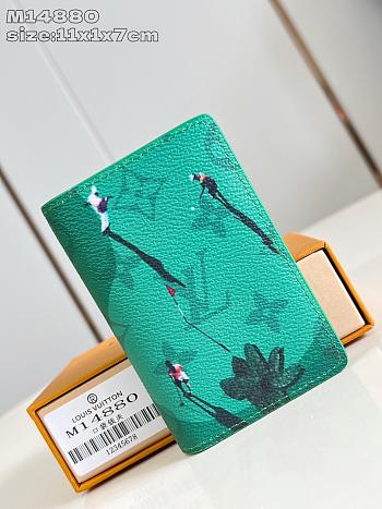 LOUIS VUITTON | Pocket Organizer Monogram Other Green 
