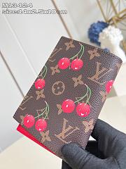 LV x TM Passport Wallet Monogram Canvas with cherry motif - 6