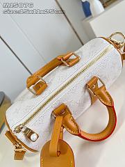 LOUIS VUITTON | Monogram Heritage Keepall Bandoulière 25 White - 6