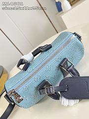 LOUIS VUITTON | Monogram Heritage Keepall Bandoulière 25 Blue - 3