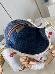Speedy Soft 30 LV x TM Bag Monogram Canvas with cherry motif - 6