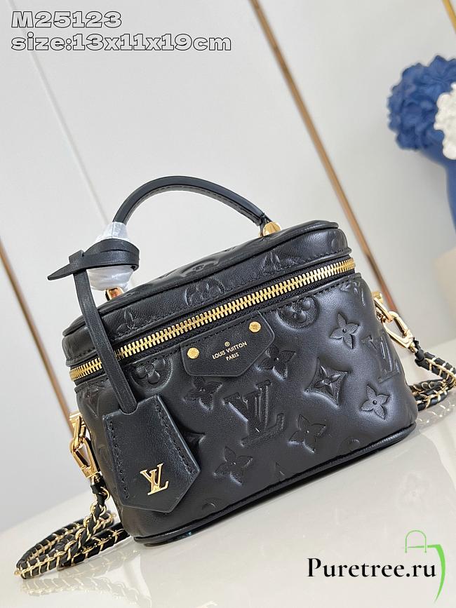 LOUIS VUITTON | PM Vanity Bag In Black M25123 - 1