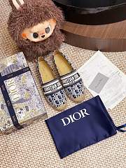 DIOR | Granville Espadrille Oblique Embroidered Cotton 01 - 1