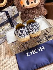 DIOR | Granville Espadrille Oblique Embroidered Cotton 01 - 6