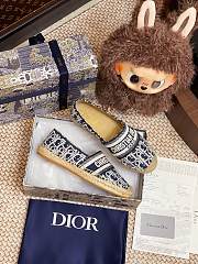 DIOR | Granville Espadrille Oblique Embroidered Cotton 01 - 5