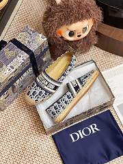 DIOR | Granville Espadrille Oblique Embroidered Cotton 01 - 3