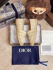 DIOR | Granville Espadrille Oblique Embroidered Cotton 02 - 2