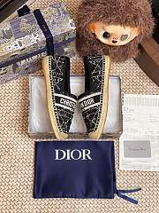 DIOR | Granville Espadrille Oblique Embroidered Cotton 03 - 6