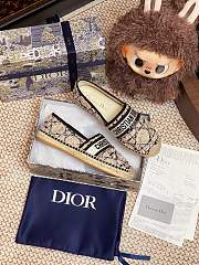 DIOR | Granville Espadrille Oblique Embroidered Cotton 04 - 6