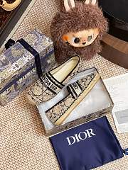 DIOR | Granville Espadrille Oblique Embroidered Cotton 04 - 2