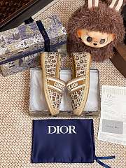 DIOR | Granville Espadrille Oblique Embroidered Cotton 05 - 3