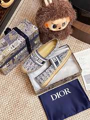 DIOR | Granville Espadrille Oblique Embroidered Cotton 06 - 4