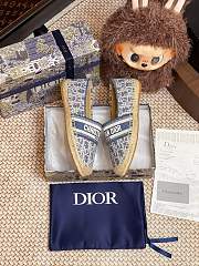DIOR | Granville Espadrille Oblique Embroidered Cotton 06 - 6