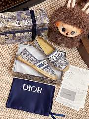 DIOR | Granville Espadrille Oblique Embroidered Cotton 06 - 2