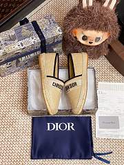 DIOR | Granville Espadrille Oblique Embroidered Cotton 08 - 3