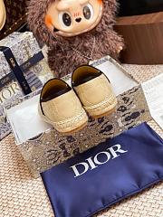 DIOR | Granville Espadrille Oblique Embroidered Cotton 08 - 4