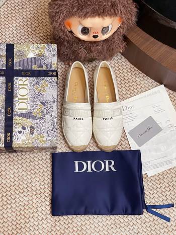 DIOR | Granville Espadrille Oblique Embroidered Cotton 09