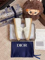 DIOR | Granville Espadrille Oblique Embroidered Cotton 09 - 6