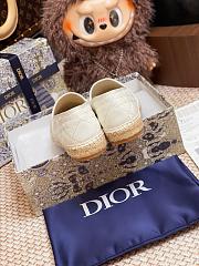 DIOR | Granville Espadrille Oblique Embroidered Cotton 09 - 4