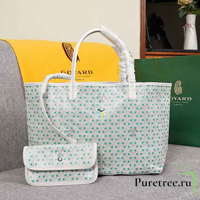 GOYARD | Saint Louis Claire-Voie GM Bag In Green - 1