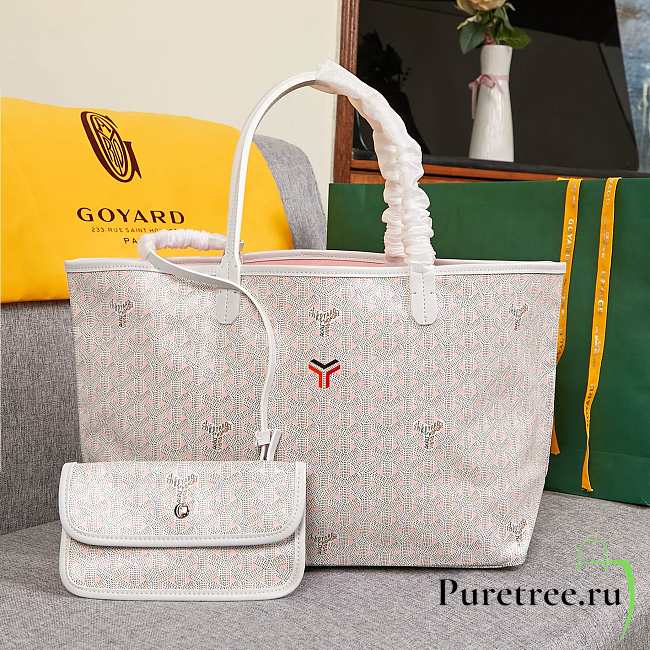 GOYARD | Saint Louis Claire-Voie GM Bag In Pink - 1