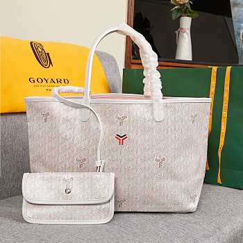 GOYARD | Saint Louis Claire-Voie GM Bag In Pink