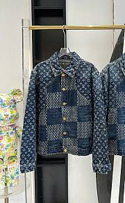 Louis Vuitton x Nigo Giant Damier Waves MNGM Denim Jacket - 1