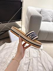 DIOR | Dway Slide Aquamarina 4.5 cm In Navy Blue - 2