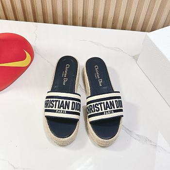 DIOR | Ivieta Dway Sandals In Navy Blue