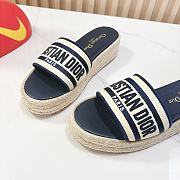 DIOR | Ivieta Dway Sandals In Navy Blue - 4
