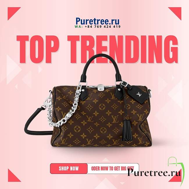 LOUIS VUITTON | Speedy Soft 30 Dark M12243 - 1