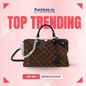 LOUIS VUITTON | Speedy Soft 30 Dark M12243