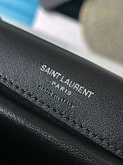 YSL | Saint Laurent Mini Loulou In Black Silver Hardware - 2