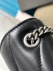 YSL | Saint Laurent Mini Loulou In Black Silver Hardware - 3