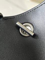 YSL | Saint Laurent Mini Loulou In Black Silver Hardware - 4
