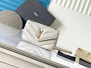 YSL | Saint Laurent Mini Loulou In White - 1