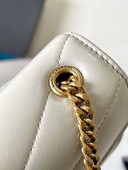 YSL | Saint Laurent Mini Loulou In White - 3