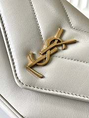 YSL | Saint Laurent Mini Loulou In White - 2