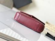 YSL | Saint Laurent Mini Loulou In Burgundy - 5