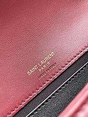 YSL | Saint Laurent Mini Loulou In Burgundy - 2