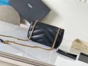YSL | Saint Laurent Mini Loulou In Black - 2