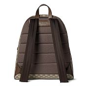 GUCCI | Ophidia medium backpack Beige and dark brown GG Monogram coated fabric - 5