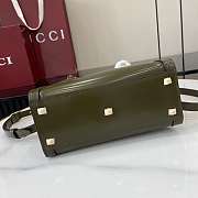 GUCCI | Diana small tote bag Forest green shiny - 5