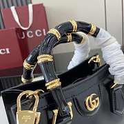 GUCCI | Diana small tote bag Black shiny - 6