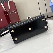 GUCCI | Diana small tote bag Black shiny - 4