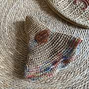 LOUIS VUITON | Rainbow color straw bucket hat 01 - 3
